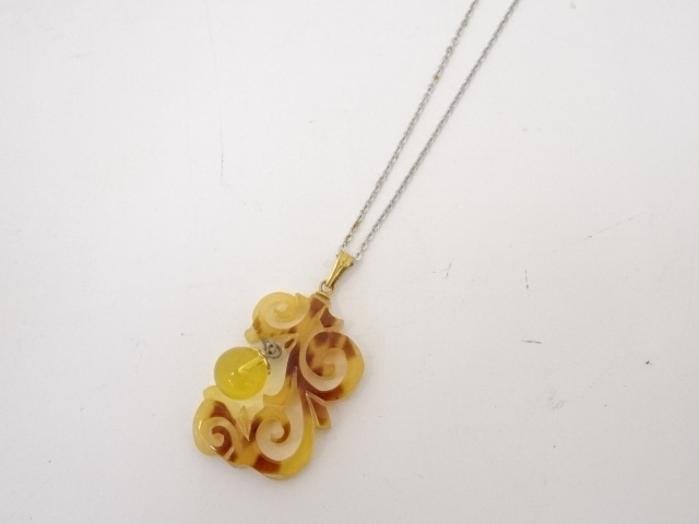 道具 ] - 道具 本鼈甲製 透かし彫ネックレス □z | ネットショップ圭